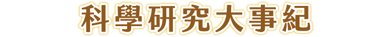 科學研究大事紀